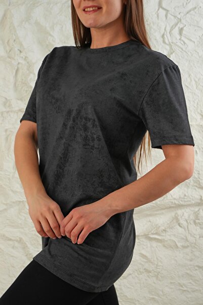 ESPİNA Women's Tie-Dye Pattern T-shirt