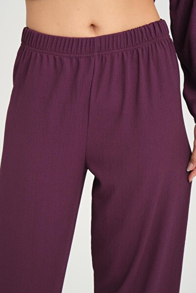 ESPİNA Kadın Önü Broşlu Dokuma Bürümcük İkili Takım