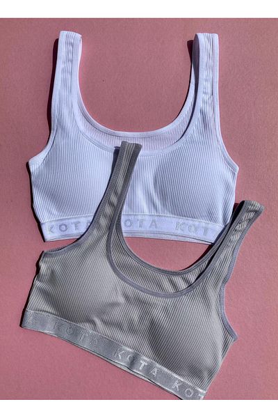 VicTroy طقم قميص داخلي مكون من 3 قطع مبطن بالقطن - S/M=80/85, L/XL=90/95