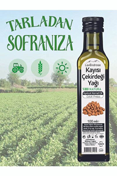 Lavendrose Kayısı Çekirdeği Yağı %100 saf ve Doğal Soğuk Sıkım - Kayısıçekird...