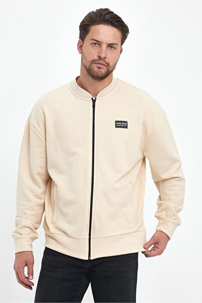 ESPİNA Men's Comfortable Fit Long Sleeve College Jacket