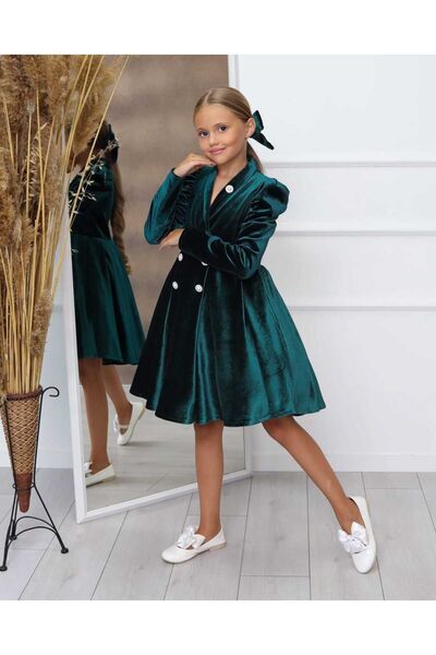 Kids GIRL VELVET DRESS