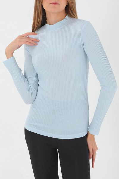 ESPİNA Bluză pentru femei Reported Camisole cu gât negru Albastru deschis