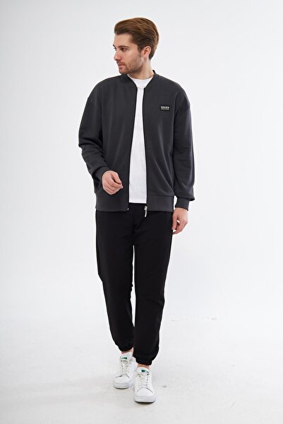 ESPİNA Men's Comfortable Fit Long Sleeve College Jacket