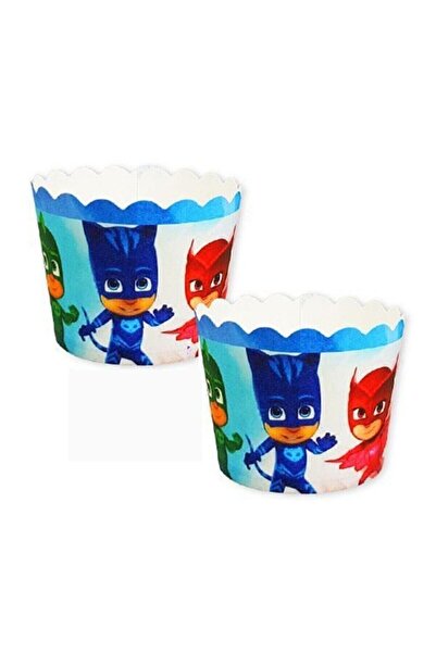 CAVAŞ sun hat Pija Maskeliler Konseptli Pj Masks Temalı Kek Kabı Muffin Kalıb...
