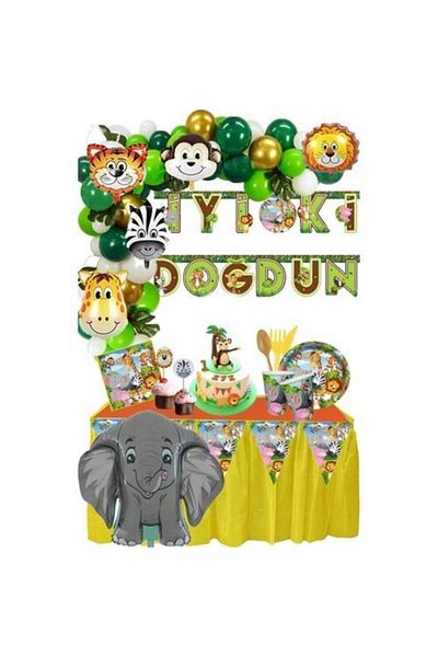 Fixman Mercantoptani Safari Birthday Set