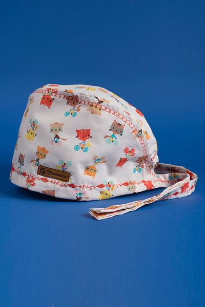 Best Bone Bicycle Cats Patterned Surgical Bone