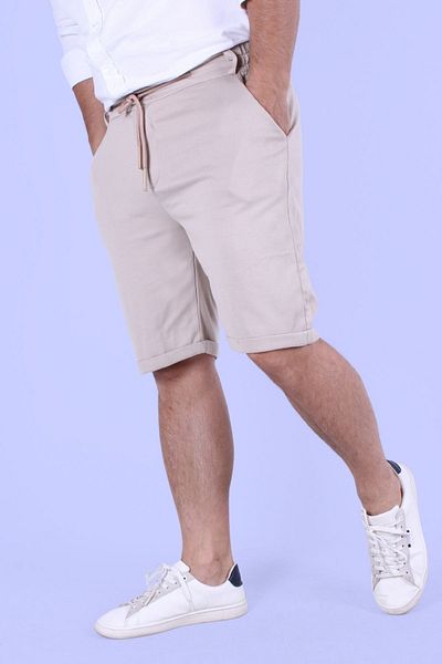 YA KO KİDS Men's Sports-Pants - Looking Shorts, Bermuda Pique Kumash