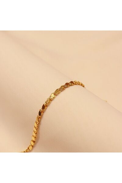 TAHAN MÜCEVHERAT Pullu Zincir Modern Bileklik