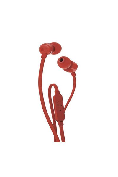 JBL TUNE 110 Wired Earphones - Red