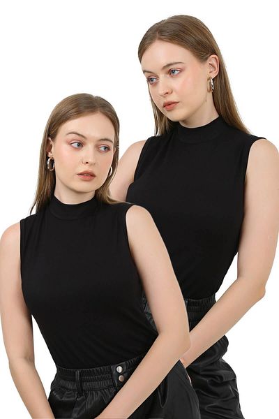 JustMORE Set de 2 body fără mâneci pentru femei