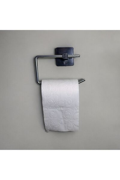 Patulya Aksesuar Adhesive Chrome Plated Toilet Paper Holder/toilet WC Paper Holder
