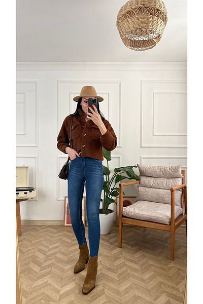 VEGA Pantaloni skinny din lycra, cu talie înaltă, până la gleznă