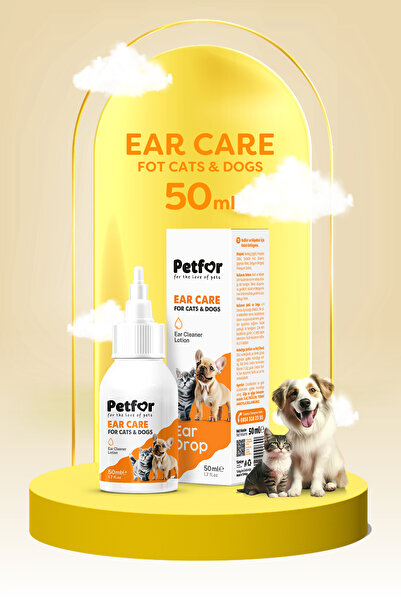 Petfor Kedi ve Köpekler için Kulak Bakım Damlası 50 ML