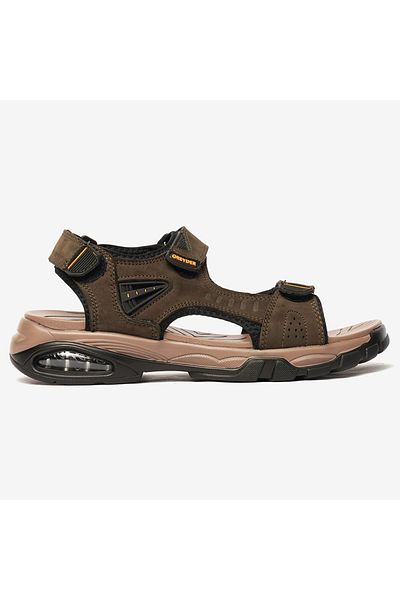 Greyder Khaki Men's Genuine Leather Sandals - 4Y1Cs14522