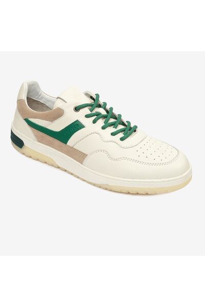 Greyder Erkek Beyaz Hakiki Deri Sneaker Ayakkabı 4Y1SA17441