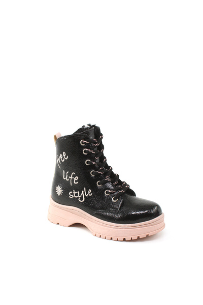 BYŞ Moda Warm Lining Non-Slip Colorful Sole Daily Girls' Boots