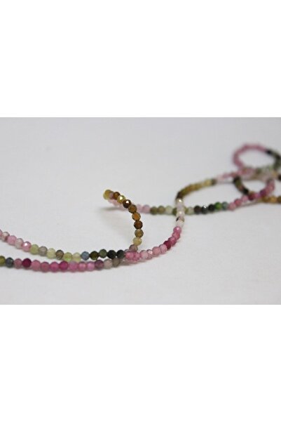 Yasamtohumu Дължина на гривната с турмалинов камък - половин низ 2 мм (17 см ...