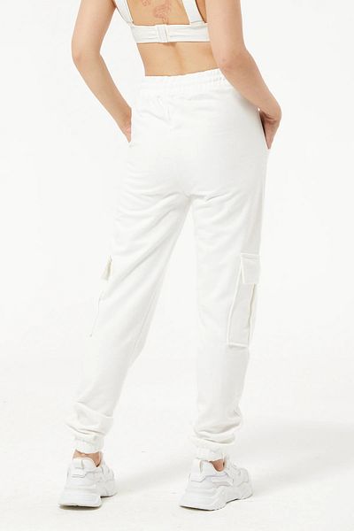 Go Veform Γυναικεία φούτερ White Cargo Pocket - ZN5033