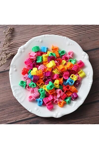 MAKSESUAR Ženska šarena kopča sa malim zatvaračem, 24 komada