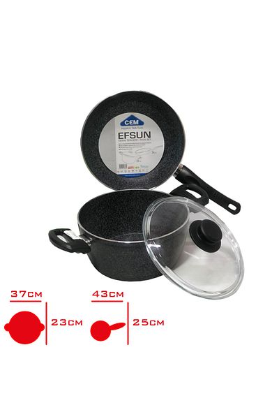 Cem Deep Pot and Pan Set
