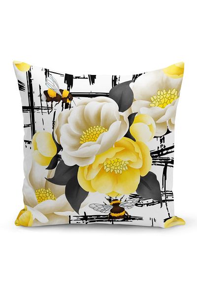 Filamente Double Sided Digital Printed Throw Pillow Cover - High Quality, Washable Micropetek Fabric