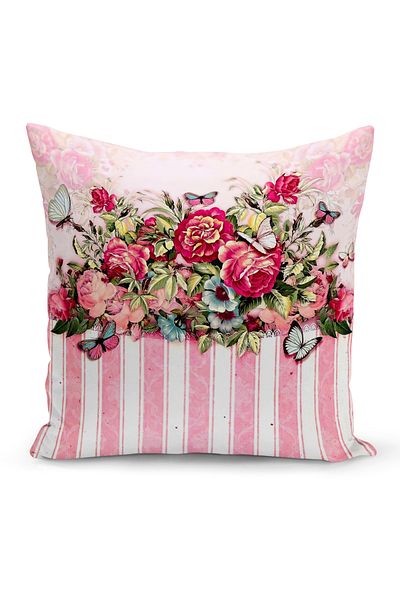 Filamente Double Sided Digital Printed Throw Pillow Cover - High Quality, Washable Micropetek Fabric