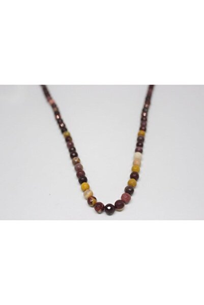 Yasamtohumu Bileklik Boy Jasper Taşı Faset Yarım Dizi 6mm (9803) (18CM UZUNLU...