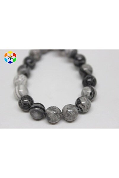 Yasamtohumu Bileklik Boy Jasper Taşı Yarım Dizi 8mm (9808) (18CM UZUNLUĞUNDADIR)