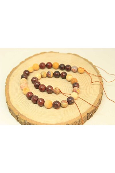 Yasamtohumu 9-10mm narukvica od jaspisnog kamena, dužina polovine niza - 18cm...