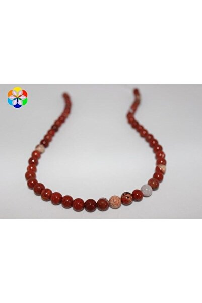 Yasamtohumu Bileklik Boy Jasper Taşı Yarım Dizi 8mm (14240) (18CM UZUNLUĞUNDA...