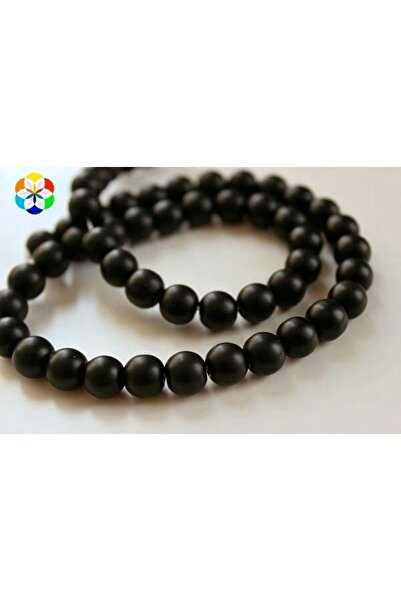 Yasamtohumu Brățară mată Onix Stone - Jumătate de șuviță 8 mm, lungime 18 cm