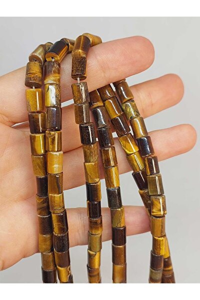 Yasamtohumu Sa kamenim detaljima 5.5x7.5mm polu-nizna narukvica - Tigarovo ok...