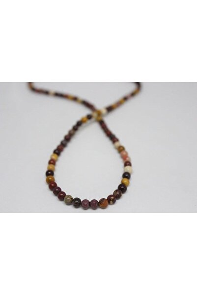 Yasamtohumu Bileklik Boy Jasper Taşı Yarım Dizi 4mm (9865) (18CM UZUNLUĞUNDADIR)