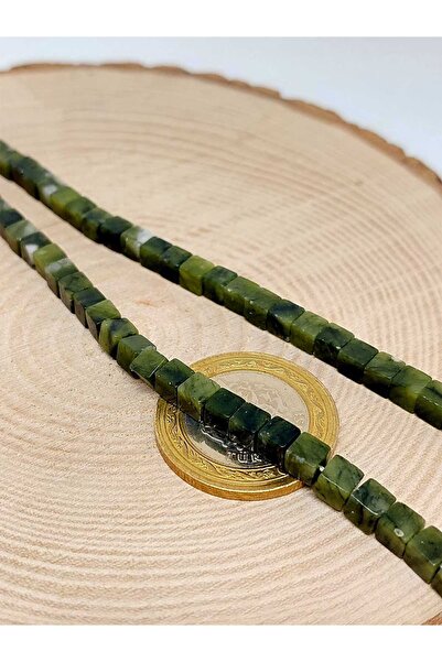 Yasamtohumu Brățară de jad Cub de lungime - jumătate de matrice de 4 mm, lung...