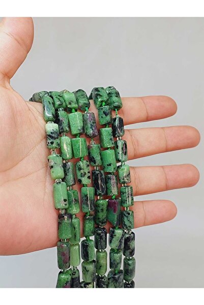 Yasamtohumu سوار روبيزوت روبيزيت أنيوليت 6.5x13 ملم نصف سلسلة - طول 18 سم (49928)