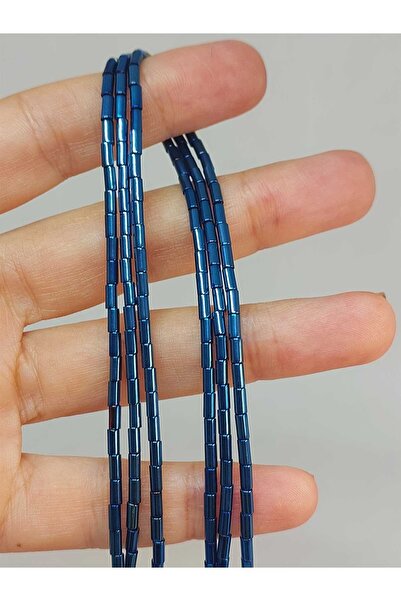 Yasamtohumu Brățară din piatră hematită Lungime jumătate de șuviță - 2*4 mm, ...