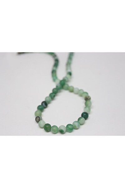 Yasamtohumu Bileklik Boy Akik Taşı Mat Yarım Dizi 6mm 18cm Uzunluğundadır