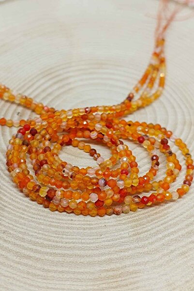 Yasamtohumu 2 мм (36300) Размер на гривната: Ахат - Половин низ, дължина 17 см