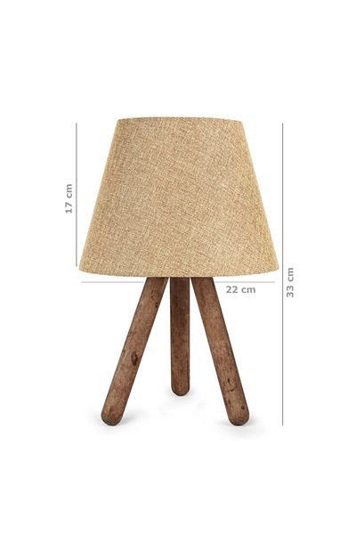 HOMİNG Luce Design Evmodu - عاكس الضوء الخشبي بثلاثة أرجل