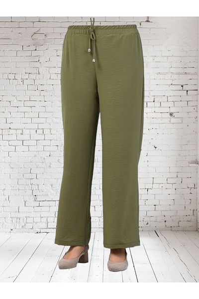 STİLZERAFET Pantaloni largi din material textil