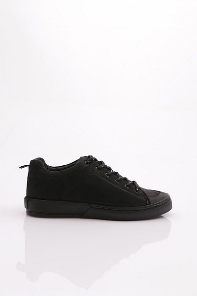 DGN Ανδρικά παπούτσια με κορδόνια casual sneacker Black Kasmire 2824528