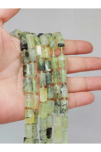 Yasamtohumu 7x12 мм Напівсерія браслет довжиною 18 см з пренітом (49910)