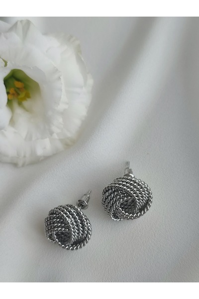 Nota Bijuteri Sarmal Düğüm Küpe