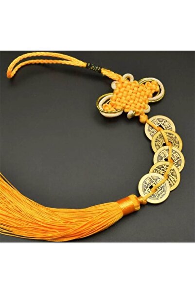 Alsade Feng Shui Şanslı Charm Iyi Şans Servet Çin Antik Şanslı Pirinç Para Ev...