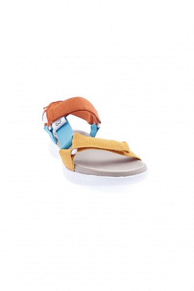 DGN 103-23y Women's Multi Color Strappy Velcro Sandals