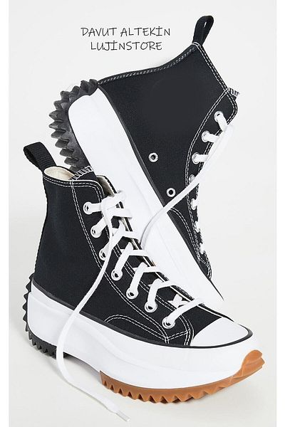 Art's Black - The Run Star Unisex Canvas Sneaker Shoes
