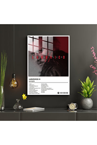 Özcan Reklam Spotiyf Albüm - Ludovico II Şanışer Metal Poster