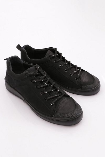 DGN Ανδρικά παπούτσια με κορδόνια casual sneacker Black Kasmire 2824528