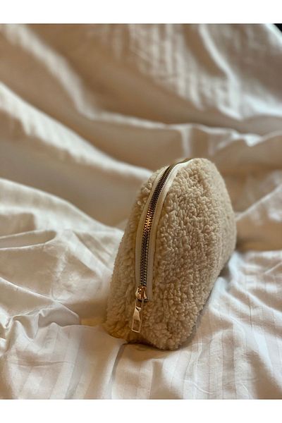 4nio Teddy Fabric Cosmetic/ Τσάντα Μακιγιάζ Ταξιδιωτικό Organizer Μακιγιάζ Μέγεθος : 24x16